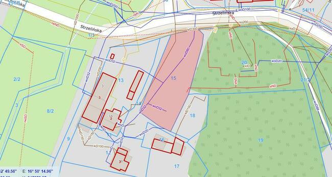 działka budowlana powierzchnia 1225m2 Niemcza