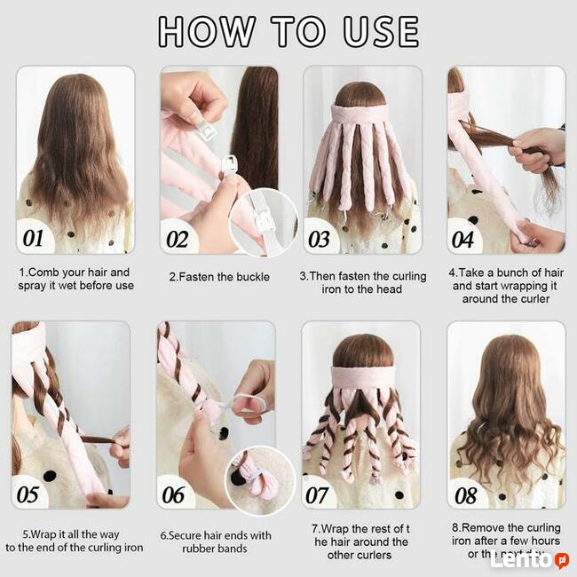 Papiloty Lokówka do Kręcenia Włosów