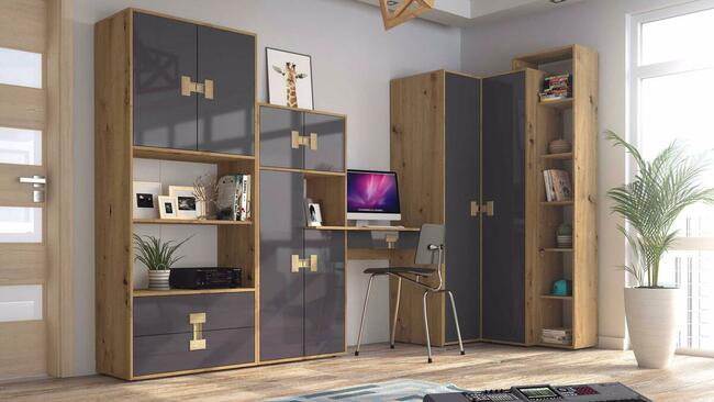 Meble młodzieżowe INDEX w połysku