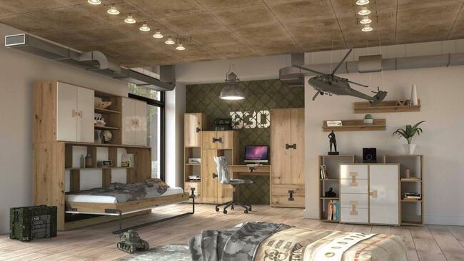 Meble młodzieżowe INDEX w połysku