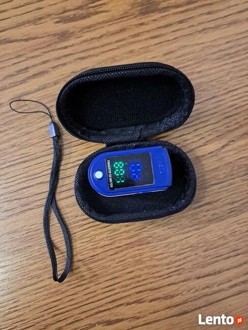 Pulsoksymetr + Etui + Smycz- Nowy- Najtańszy - Wyprzedaż