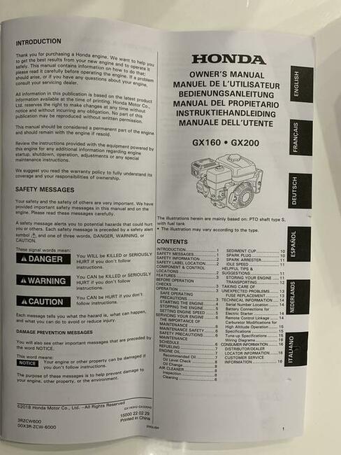 Agregat prądotwórczy generator 3.4 kVA HONDA GX200 STEPHILL