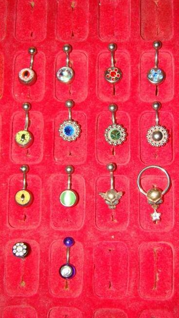 piercing pępek ucho nos warga srebro 925 wyprzedaż