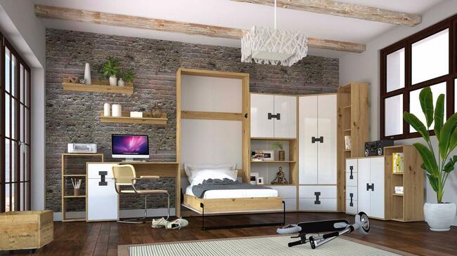 Meble młodzieżowe INDEX w połysku