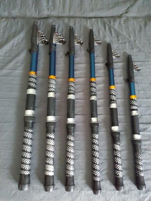 Wędka teleskopowa 60-120g różne długości