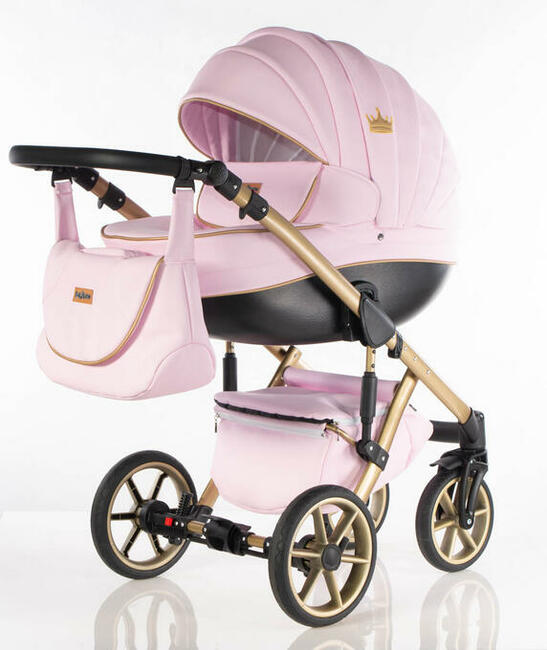 Navi - Pink Gold - 3w1 - Wózek dziecięcy - Kajtex