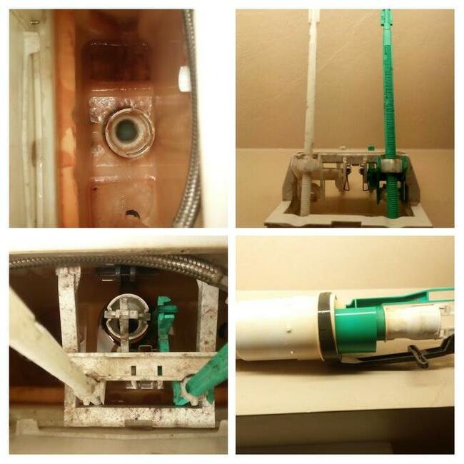 WC naprawy-spłuczki podtynkowe GEBERIT, CERSANIT, KOŁO