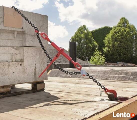 Napinacz łańcuchowy, odciąg transportowy, mocowanie ładunku