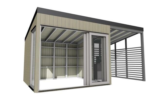 Altana grillowa ogrodowa Grill3 X 3 M Z PRZEDŁUŻENIEM 2X3M