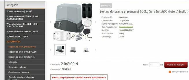 Montaż i serwis napędów do bram