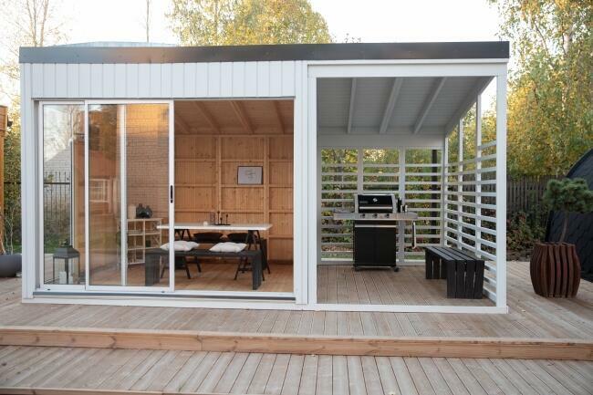 Altana grillowa ogrodowa Grill3 X 3 M Z PRZEDŁUŻENIEM 2X3M