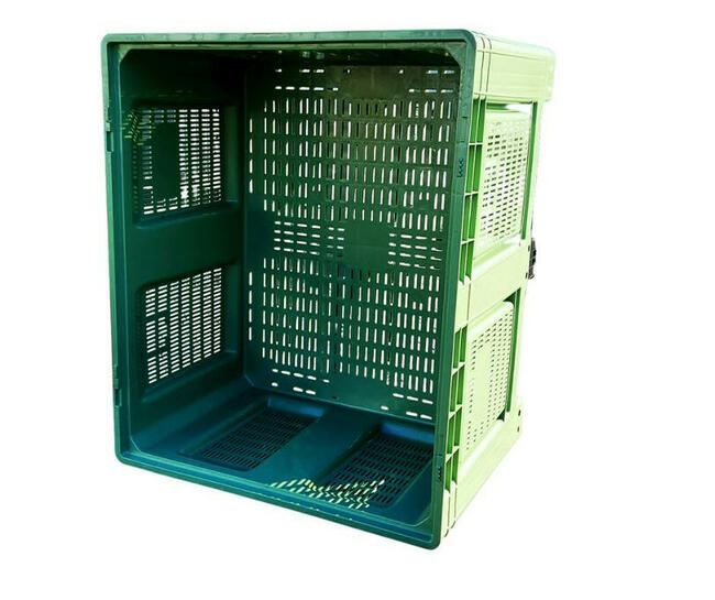 Skrzyniopaleta Champion ażurowa z 4 stopami NOWA