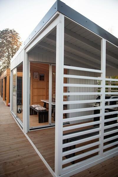 Altana grillowa ogrodowa Grill3 X 3 M Z PRZEDŁUŻENIEM 2X3M