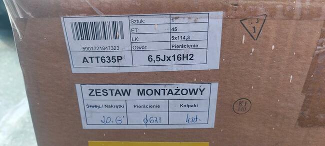 Felgi Aluminiowe ATT635P 16 6,5×16″ et 45 5x114,3