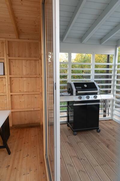 Altana grillowa ogrodowa Grill3 X 3 M Z PRZEDŁUŻENIEM 2X3M