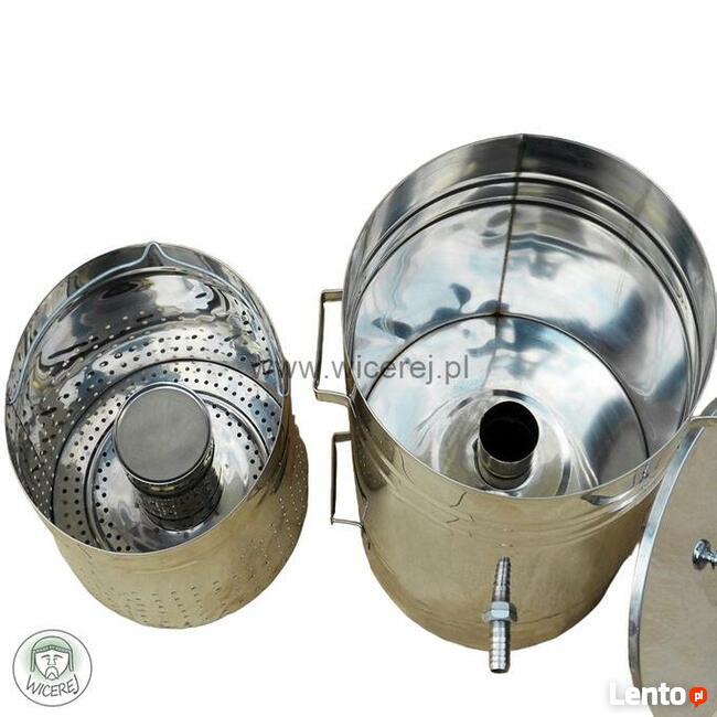 Topiarka Parowa do Wosku Pszczelego 12L Nierdzewna