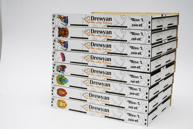 Puzzle Drewniane Premium EKO Układanka Retro Car 140 el. Roz