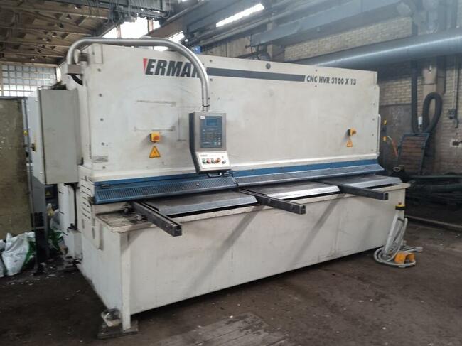 Nożyce gilotynowe hydrauliczne ERMAK CNC HVR 3100 x 13