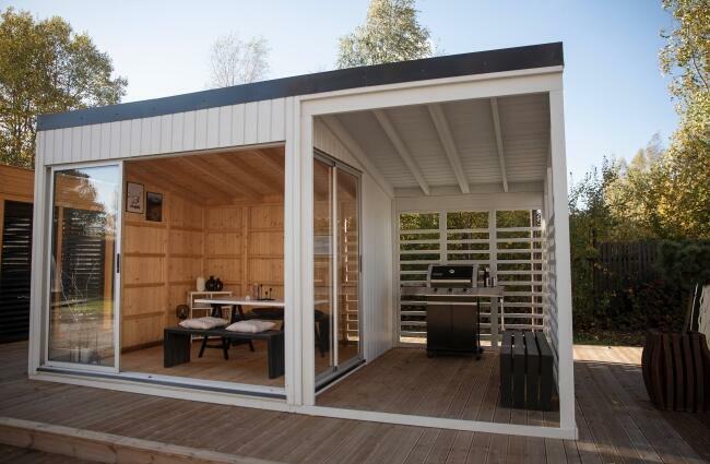 Altana grillowa ogrodowa Grill3 X 3 M Z PRZEDŁUŻENIEM 2X3M