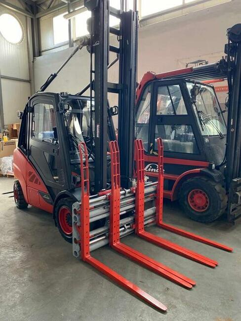 Linde H60 T wózek widłowy Linde 6 Ton, przesuw boczny widły