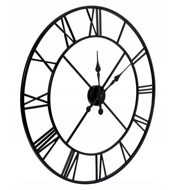 ZEGAR ŚCIENNY OKRĄGŁY 80cm LOFT Duży