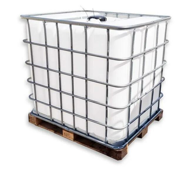 Zbiornik 1000l mauzer - atest UN regenerowany paleta drewno