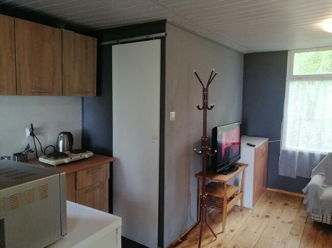 Domek Zajączek nad jeziorem Sasek Wielki wakacje, nocleg
