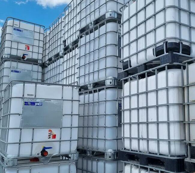 Zbiornik 1000l mauzer - atestem UN regenerowana paleta stal