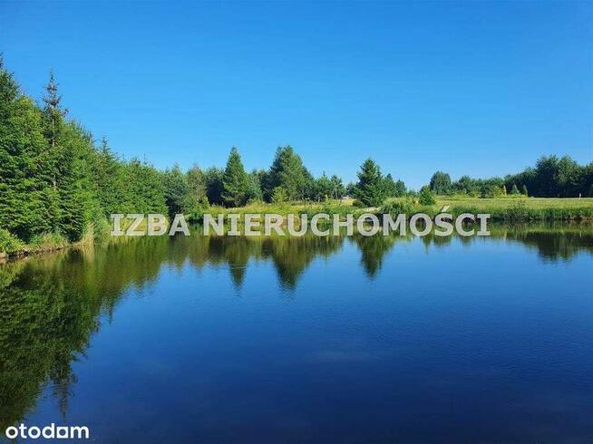 Działki nad stawem pod zabudowę