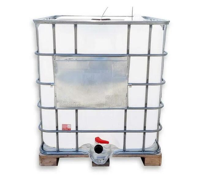 Zbiornik 1000l mauzer - atest UN regenerowany paleta drewno