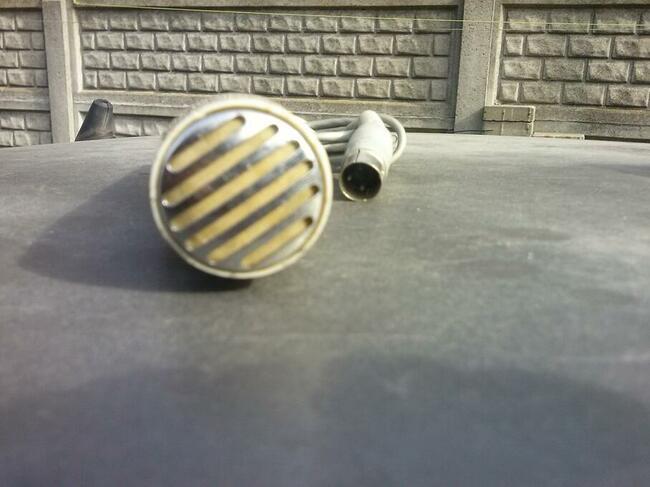 Mikrofon przewodowy, PRL, antyk, 20 zł.