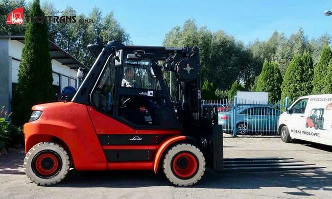 Linde H60 T wózek widłowy Linde 6 Ton, przesuw boczny widły