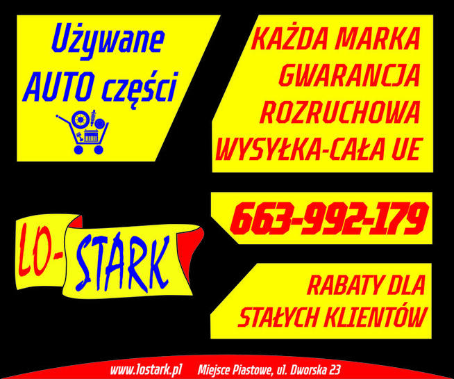 Używane części samochodowe - Największy wybór - wysyłka UE