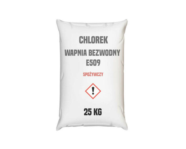 Chlorek wapnia bezwodny E509