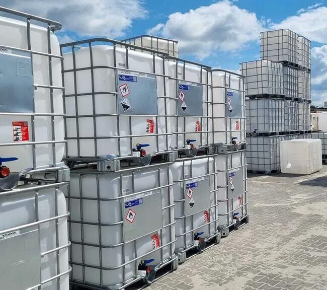 Zbiornik 1000l mauzer - atestem UN regenerowana paleta stal