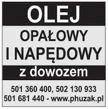 Sprzedaż oleju napędowego i opałowego