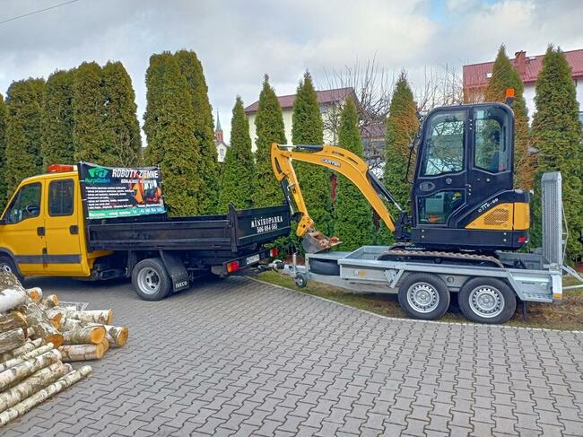 Usługi minikoparką oraz małą wywrotką