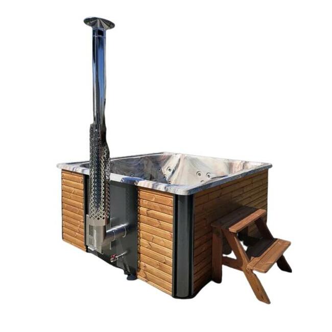 Balia ogrodowa kwadratowa Jacuzzi Ruska BANIA 225x225cm