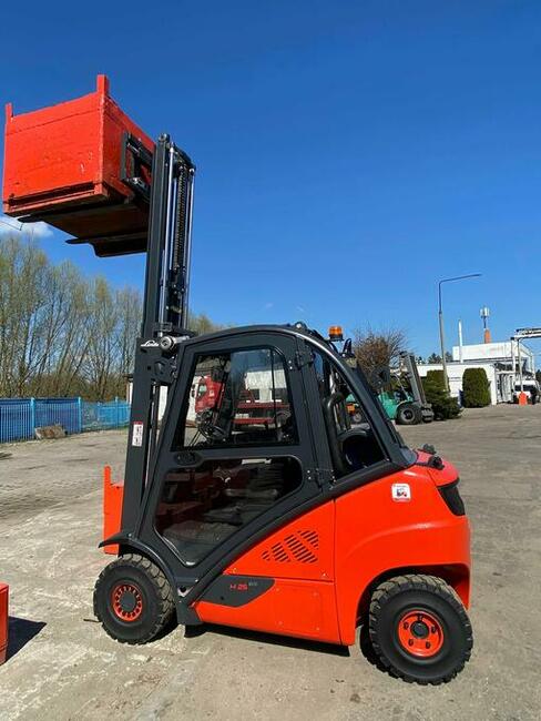 Linde H60 T wózek widłowy Linde 6 Ton, przesuw boczny widły