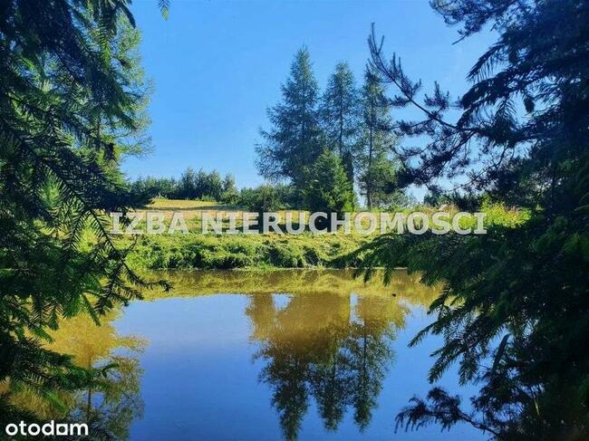Działki nad stawem pod zabudowę