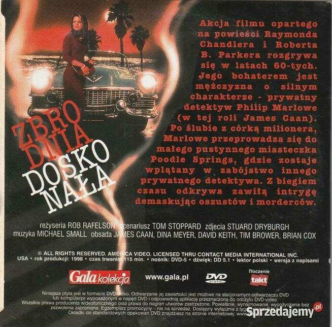 Zbrodnia doskonała James Caan DVD