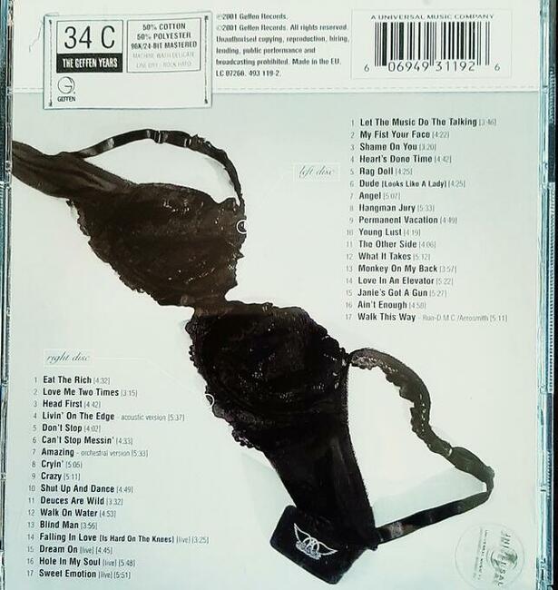 CD Nowe Polecam Podwójny Album 2XCD Aerosmith Young Lus