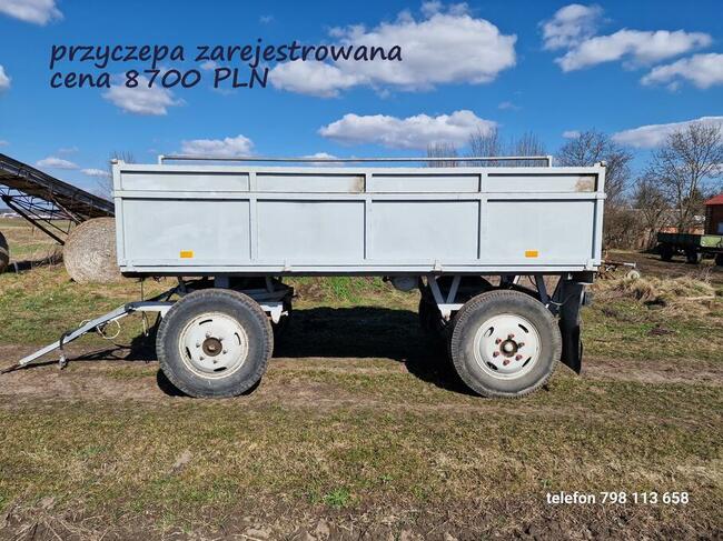 PRZYCZEPA ROLNICZA DMC 4,98 t sprawna zarejestrowana sztywna