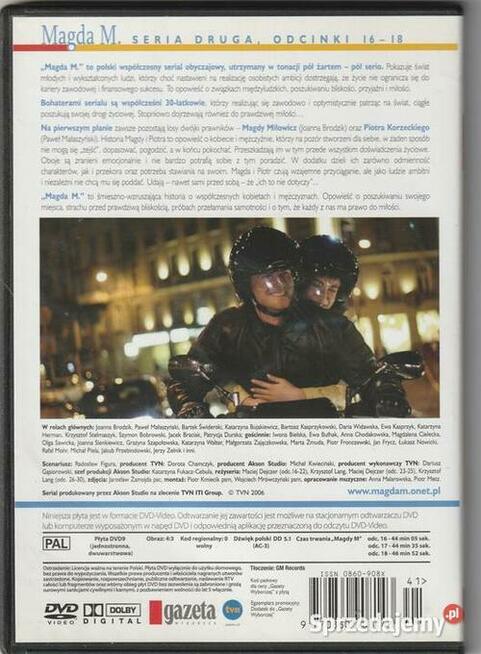 Magda M seria 2 odc 16-18 Brodzik DVD