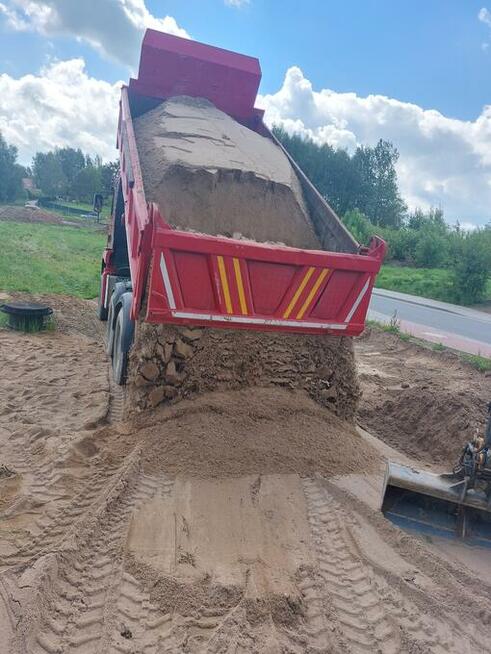 transport wywrotka piasek kamień ziemia piach czarnoziem
