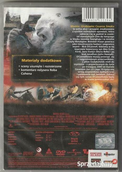 Mumia Grobowiec Cesarza Smoka DVD