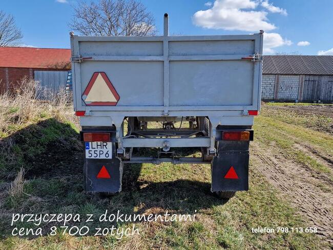 PRZYCZEPA ROLNICZA DMC 4,98 t sprawna zarejestrowana sztywna