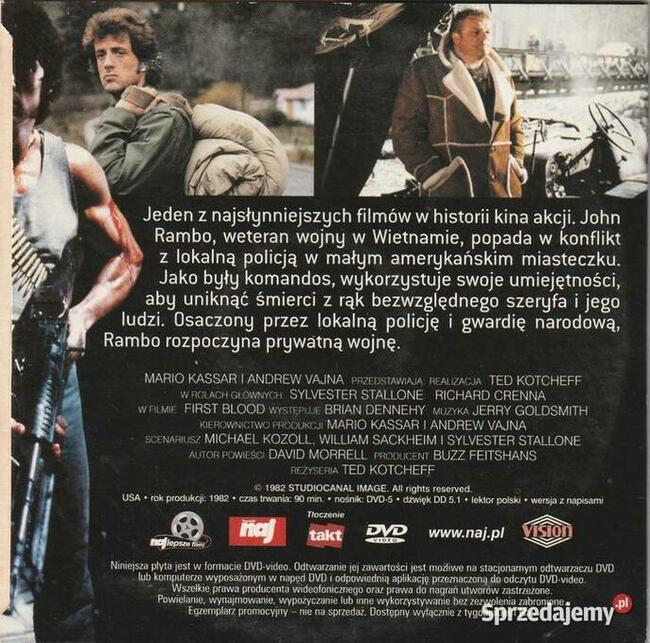 Rambo. Pierwsza Krew DVD