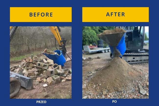 ŁYŻKA KRUSZĄCA – KRUSZARKA STOŻKOWA DO MASZYN OD 3-10 TON