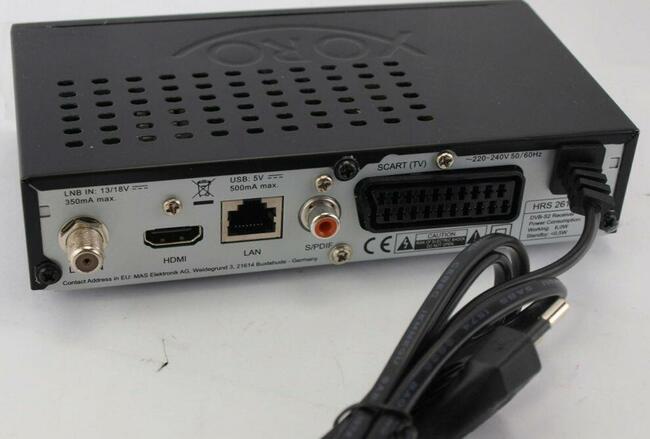 Tuner Satelitarny DVB-S/S2 Xoro HRS 2610